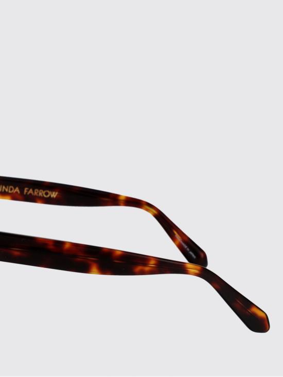 26SS 린다페로우 선글라스 LFL1481C5SUN DARK T SHELL LIGHT GOLD DEEP GREEN Brown - LINDA FARROW