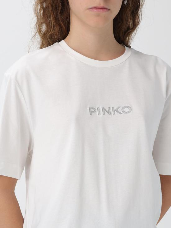 25FW 핑코 반팔 티셔츠 105526A2RM Z05 White - PINKO