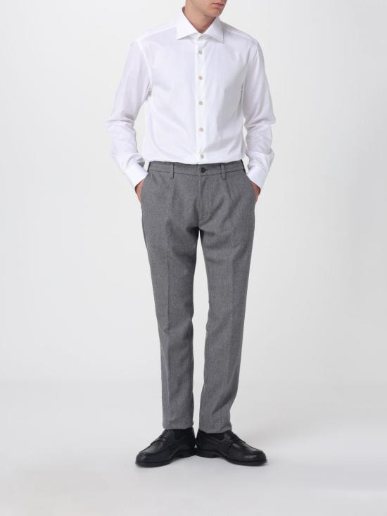 25FW 키톤 긴팔 셔츠 UCCH0888601 003 White - KITON