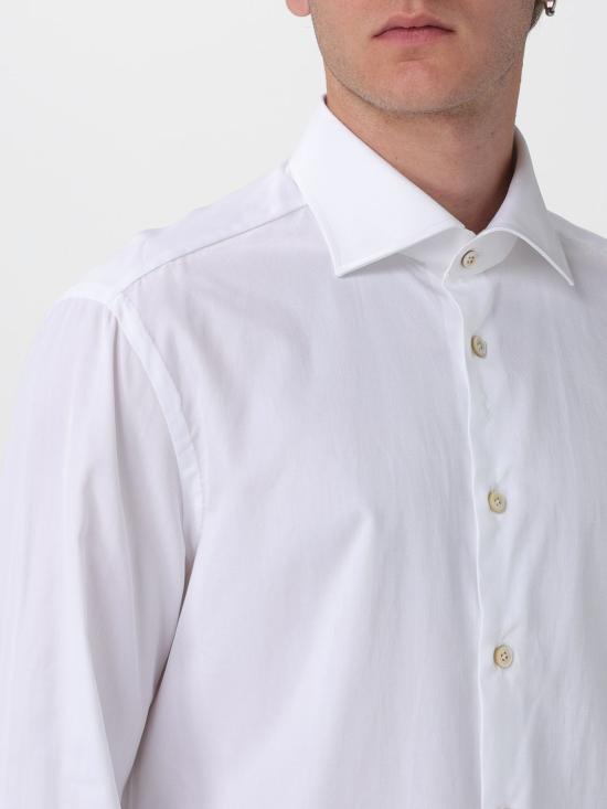 25FW 키톤 긴팔 셔츠 UCCH0888601 003 White - KITON