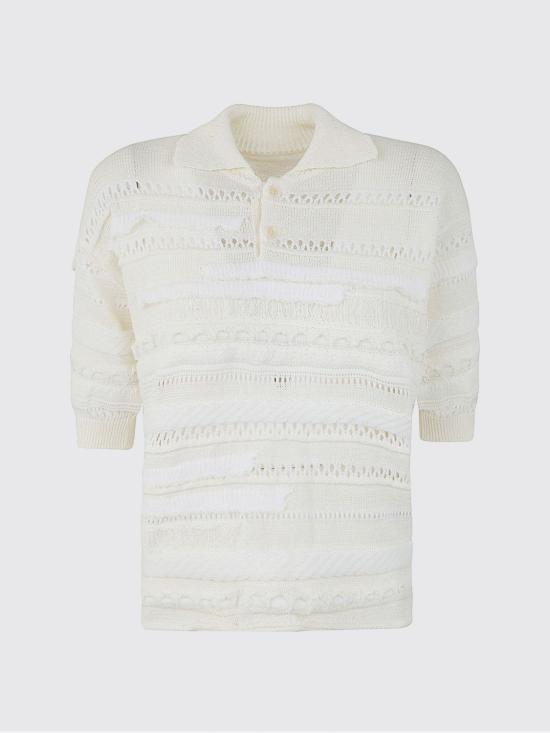 25FW 와이즈 요지 야마모토 폴로 티셔츠 YYK72684 1 White