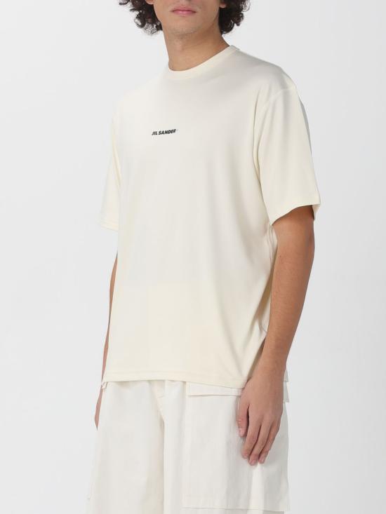 25FW 질샌더 반팔 티셔츠 J47GC0023J20033 104 Beige - JIL SANDER