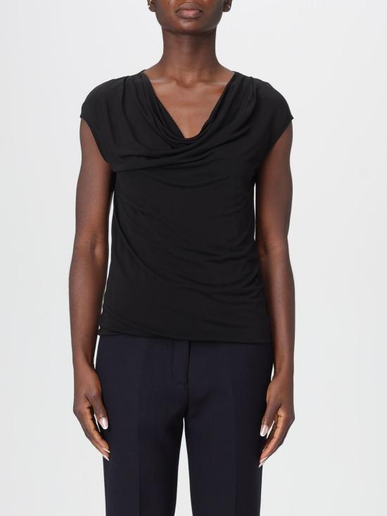 25FW 막스마라 스튜디오 민소매 티셔츠 2526946011 003 Black