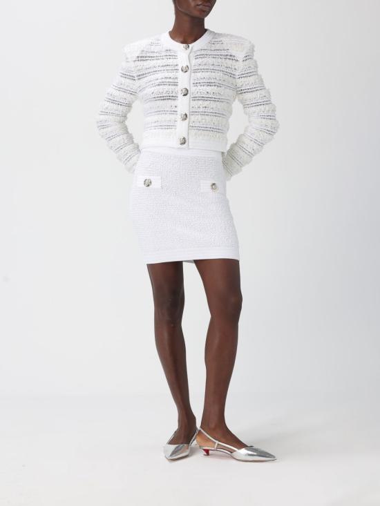 25FW 발망 스웨터 FF1KL131KI74 0FA White - BALMAIN