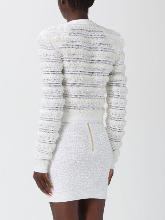 25FW 발망 스웨터 FF1KL131KI74 0FA White - BALMAIN