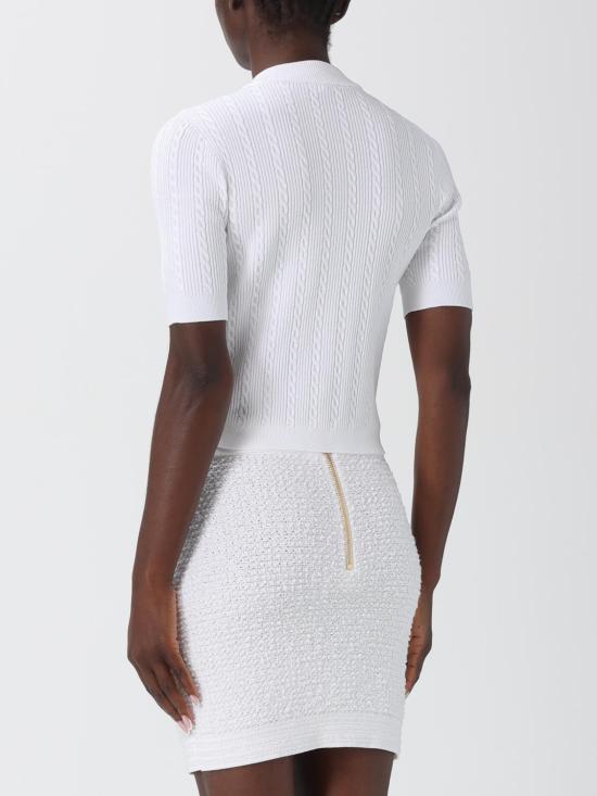 25FW 발망 스웨터 FF1KL230KI50 0FA White - BALMAIN