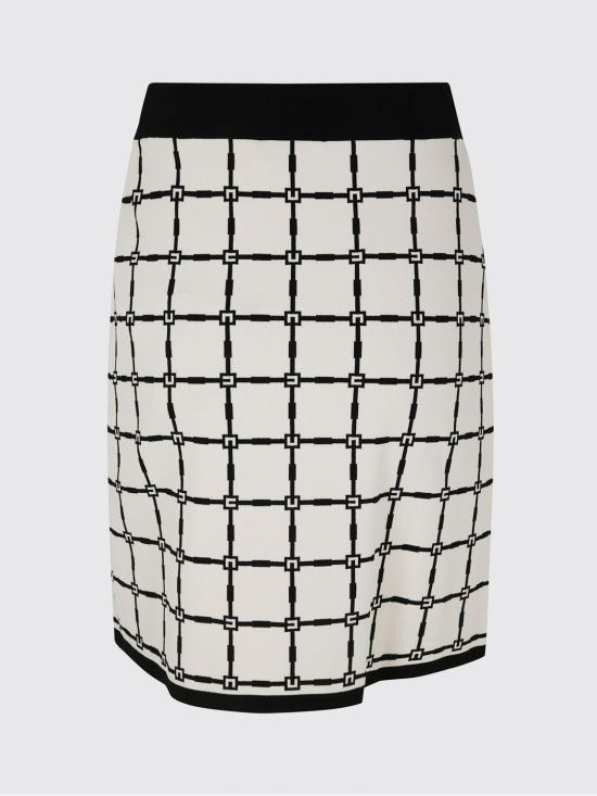 25FW 엘리자베타프랜치 미디 스커트 GK10B E84 Butter - ELISABETTA FRANCHI