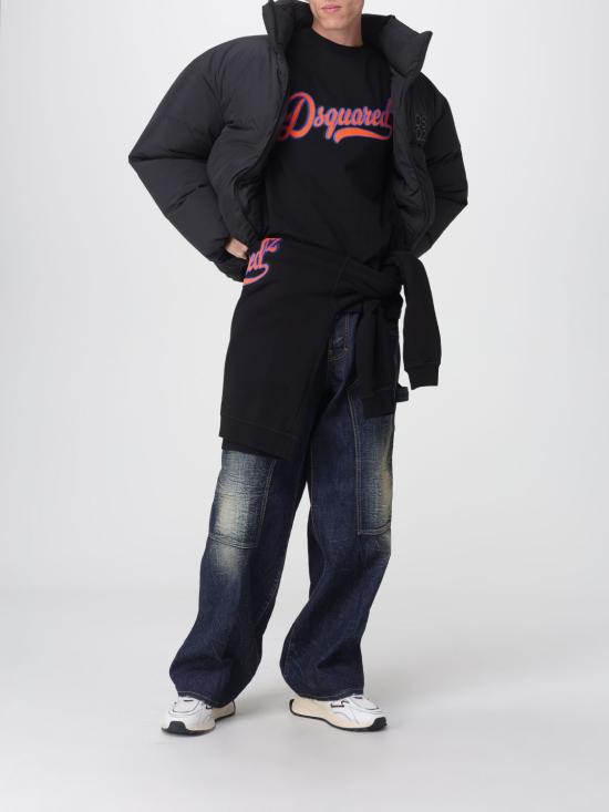 25FW 디스퀘어드2 반팔 티셔츠 S74GD1435S24583 900 Black - DSQUARED2