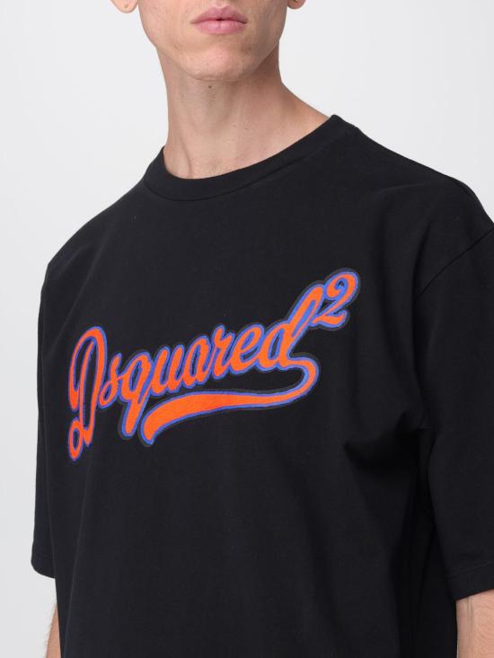 25FW 디스퀘어드2 반팔 티셔츠 S74GD1435S24583 900 Black - DSQUARED2