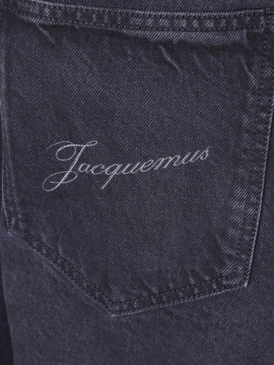 25FW 자크뮈스 데님 팬츠 PAW00036AD00039 990 Black - JACQUEMUS