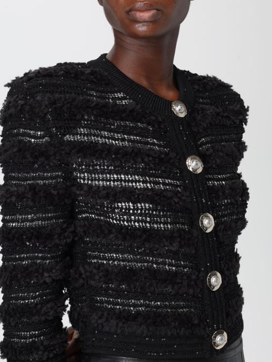 25FW 발망 스웨터 FF1KL131KI74 0PA Black - BALMAIN