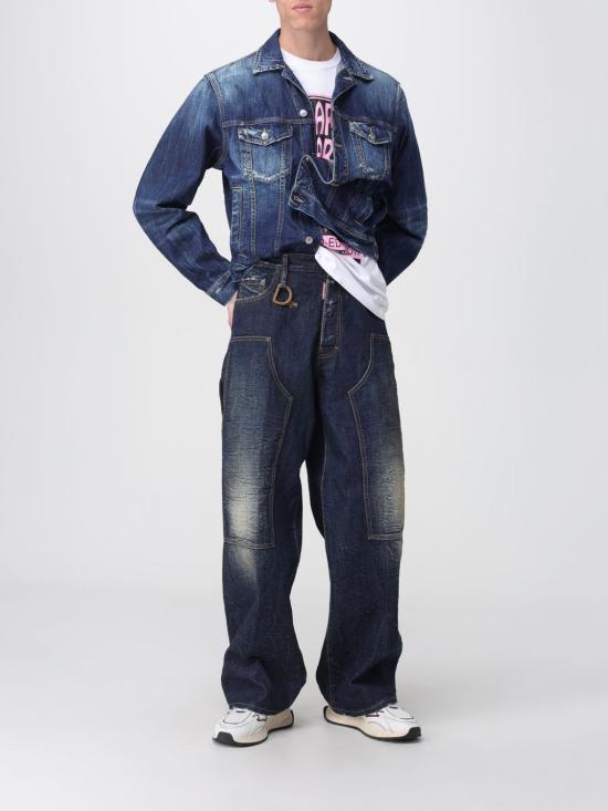 25FW 디스퀘어드2 데님 팬츠 S74LB1761D30011 470 Blue - DSQUARED2