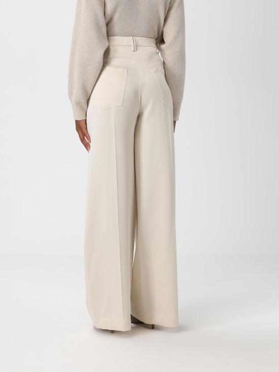 25FW 브루넬로 쿠치넬리 스트레이트 팬츠 M0H38P8724 C9597 White - BRUNELLO CUCINELLI