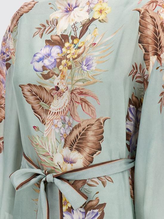 25FW 짐머만 롱 원피스 4231DSS254 SGMF Green - ZIMMERMANN