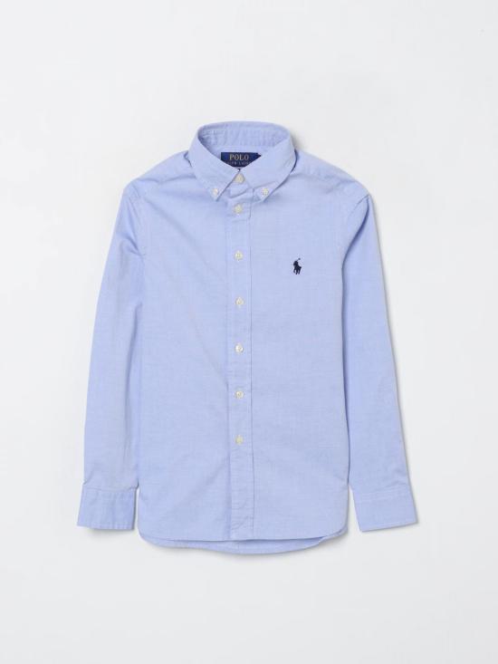 25FW [키즈] 폴로 랄프로렌 셔츠 323819238 002 Gnawed Blue