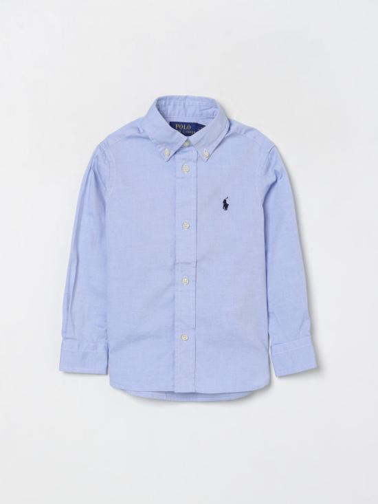 25FW [키즈] 폴로 랄프로렌 셔츠 322819238 002 Gnawed Blue