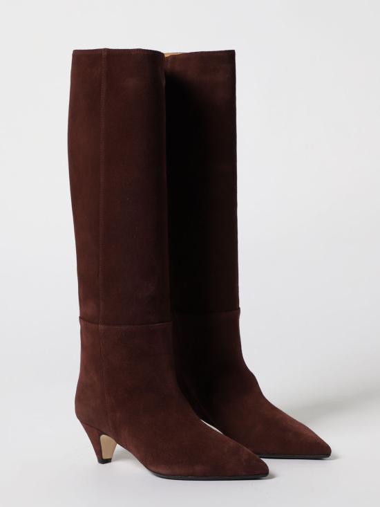 25FW 안나에프 부츠 9828 VELOUR BORDO Burgundy - ANNA F.