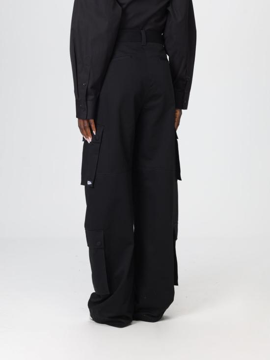 25FW 엠에스지엠 스트레이트 팬츠 3941MDP07X257629 99 Black - MSGM