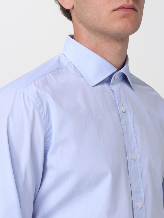 25FW 브리오니 긴팔 셔츠 RCT30LPC05L 4900 Blue - BRIONI