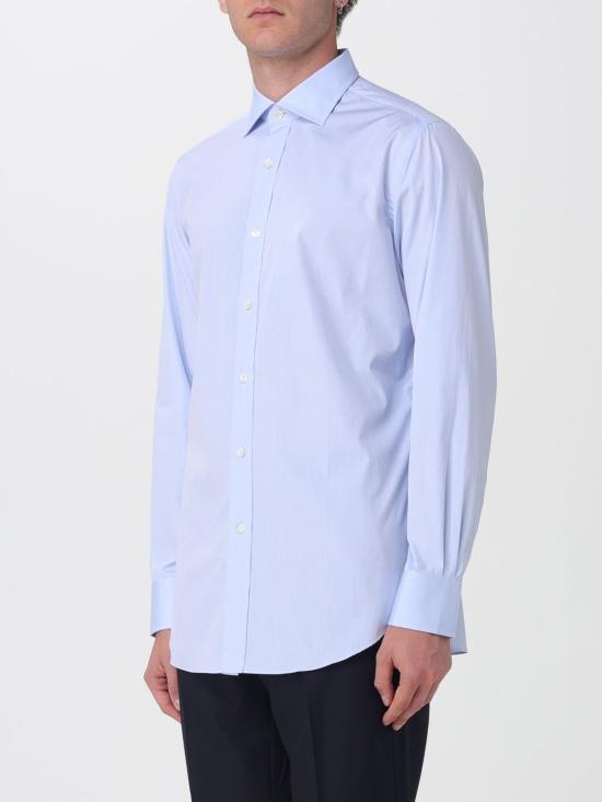 25FW 브리오니 긴팔 셔츠 RCT30LPC05L 4900 Blue - BRIONI