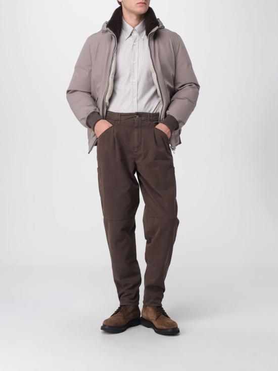 25FW 브루넬로 쿠치넬리 셔츠 MY6460038 C023 Beige - BRUNELLO CUCINELLI