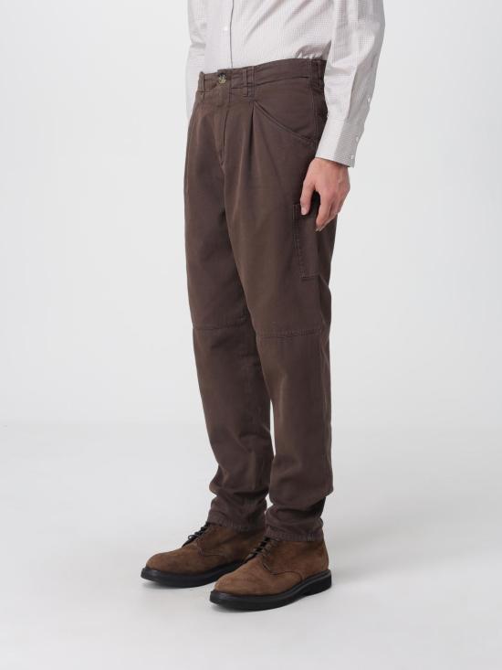 25FW 브루넬로 쿠치넬리 스트레이트 팬츠 M252UF1060 C6026 Brown - BRUNELLO CUCINELLI