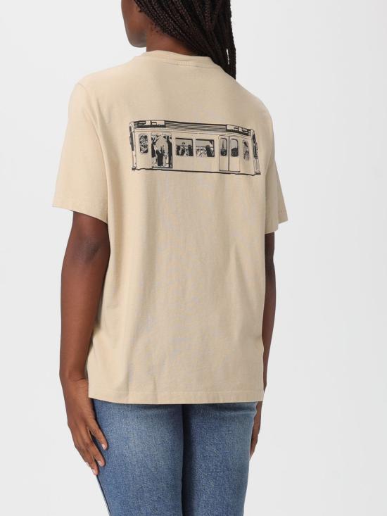 25FW 겐조 반팔 티셔츠 FF62TS5534SG 11 Beige - KENZO