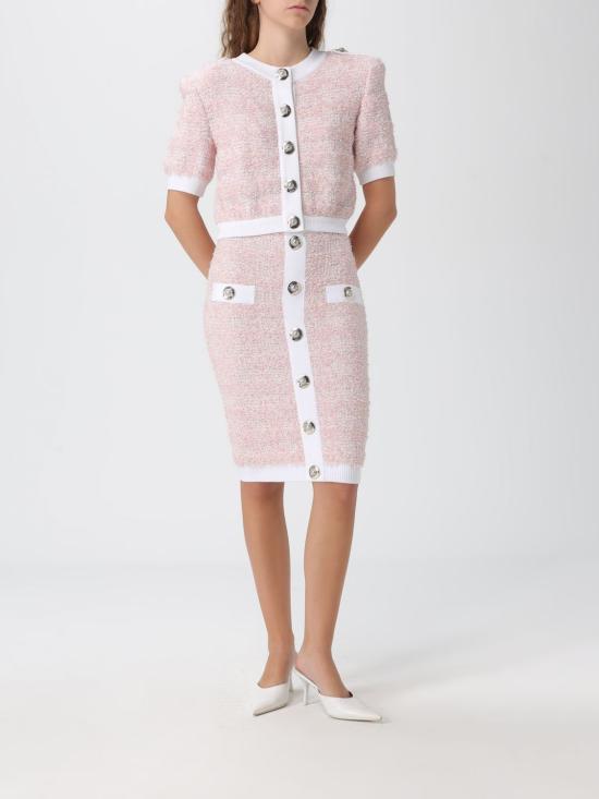 25FW 발망 스웨터 FF1KL235KI72 OIN Pink - BALMAIN