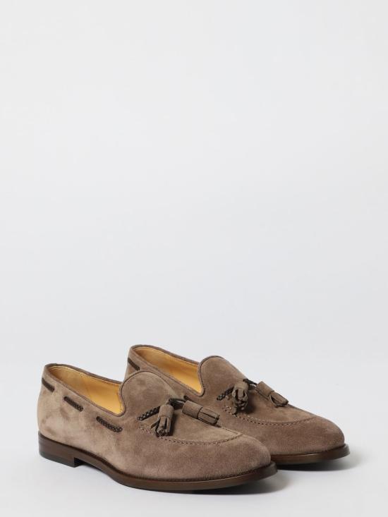 25FW 브루넬로 쿠치넬리 로퍼 MZUPEAU713 TZPEA C2637 Brown - BRUNELLO CUCINELLI