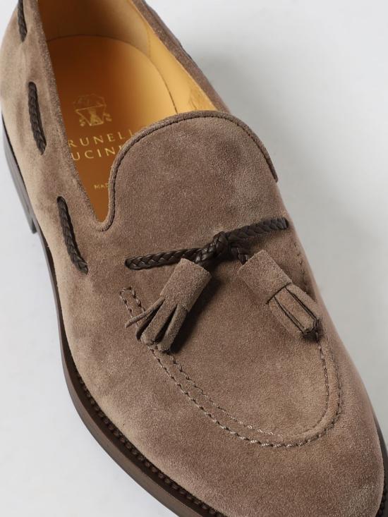 25FW 브루넬로 쿠치넬리 로퍼 MZUPEAU713 TZPEA C2637 Brown - BRUNELLO CUCINELLI