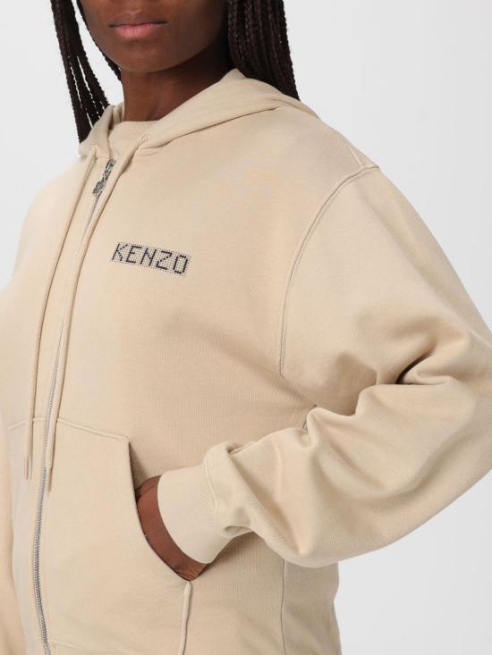 25FW 겐조 스웨터 FF62HO2514MF 11 Beige - KENZO