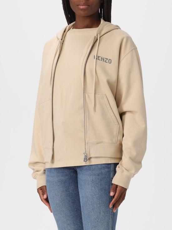 25FW 겐조 스웨터 FF62HO2514MF 11 Beige - KENZO