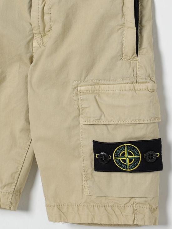 25FW [키즈] 스톤 아일랜드 쇼츠/버뮤다 L100002S0009 V0195 Sand - STONE ISLAND