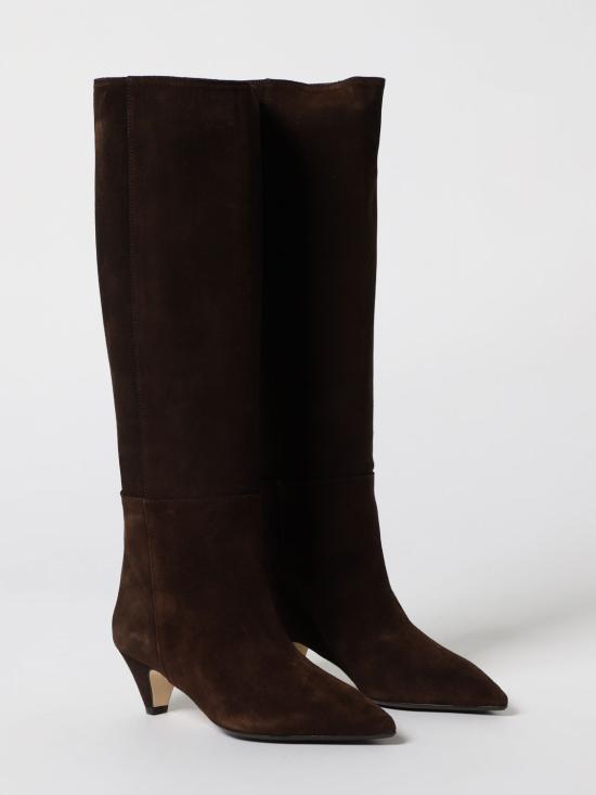 25FW 안나에프 부츠 9828 VELOUR TESTA DI MORO Brown - ANNA F.