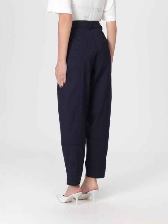 25FW 핑코 스트레이트 팬츠 105533A2SN G02 Blue - PINKO