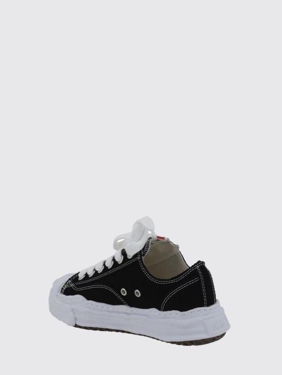 26SS 메종 미하라 야스히로 행크 OG 솔 캔버스 로우탑 A05FW702 Black - MAISON MIHARA YASUHIRO