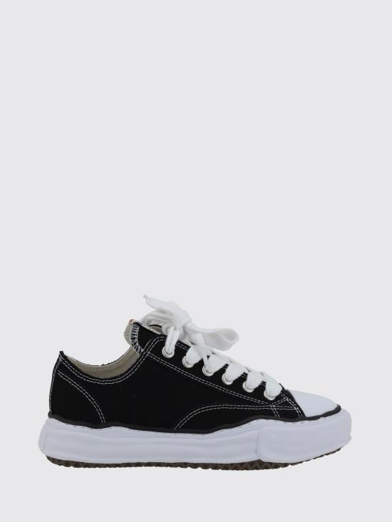 26SS 메종 미하라 야스히로 피터슨 OG 솔 캔버스 로우 A01FW702 Black
