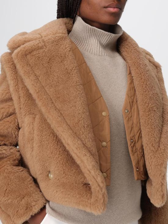 25FW 막스마라 산토스 테디 크롭 자켓 2521036012600 001 Beige - MAX MARA