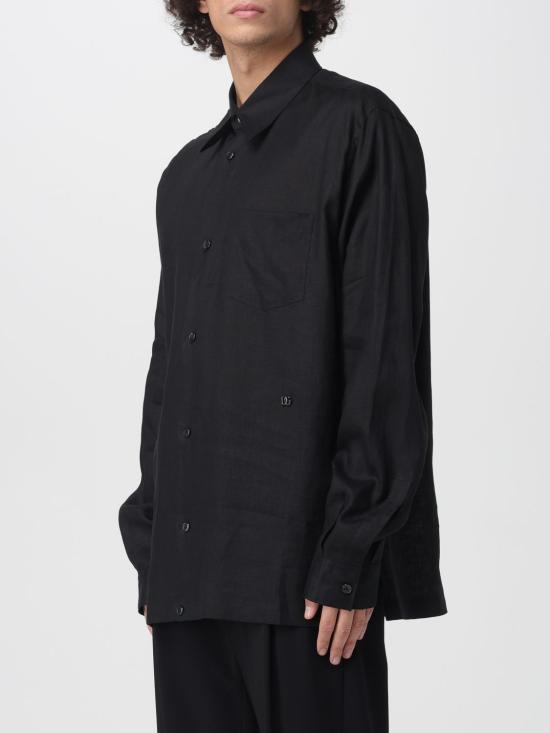 25FW 돌체앤가바나 긴팔 셔츠 G5KJ0TFU4IK N0000 Black - DOLCE & GABBANA