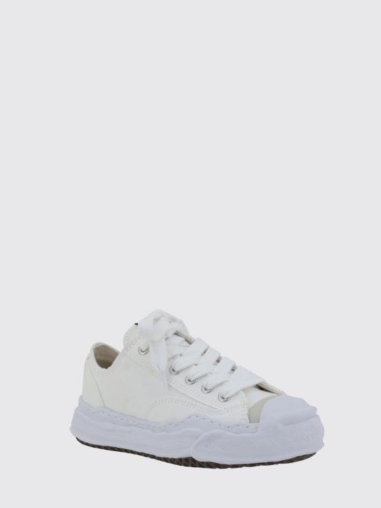 26SS 메종 미하라 야스히로 행크 OG 솔 캔버스 로우탑 A05FW702 White - MAISON MIHARA YASUHIRO