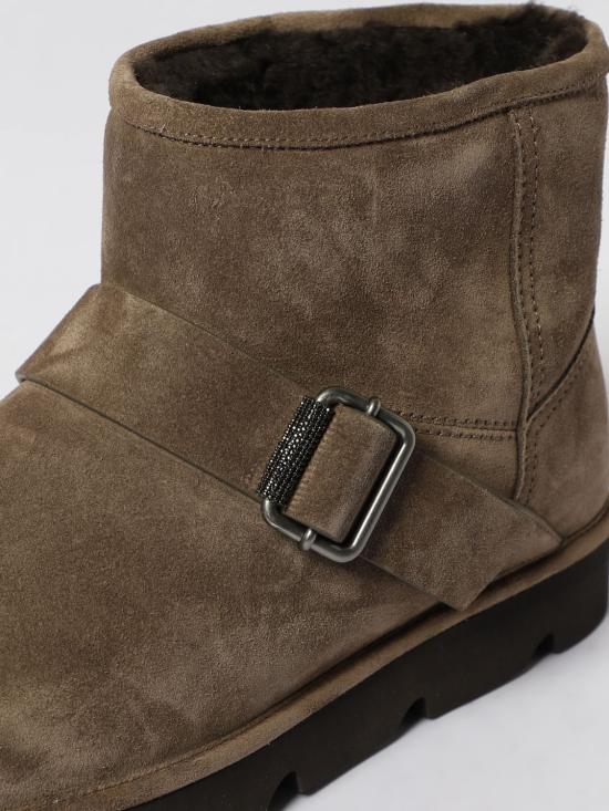 25FW 브루넬로 쿠치넬리 뮬/슬리퍼 MZSFG3121 TZCMR C8769 Brown - BRUNELLO CUCINELLI