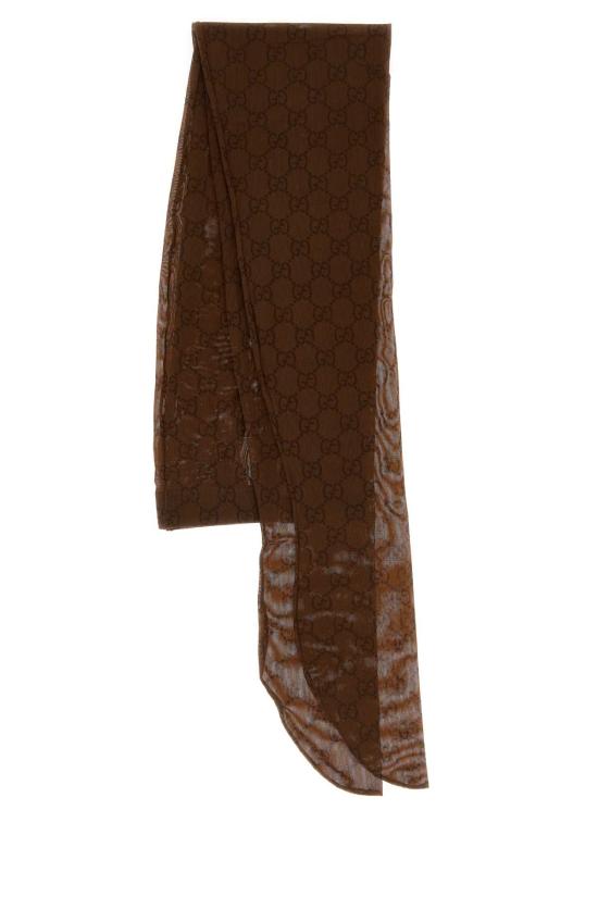 25FW 구찌 프린티드 스트레치 나일론 타이즈 8497203GAN9 2500 Brown