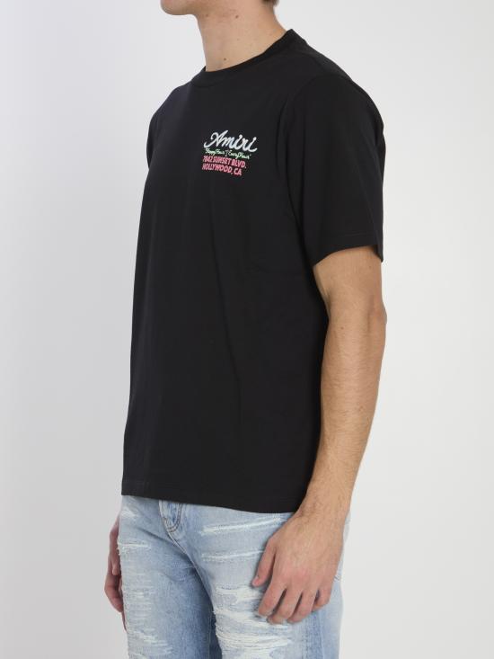 25FW 아미리 반팔 티셔츠 AMJYTE1244 BLACK - AMIRI