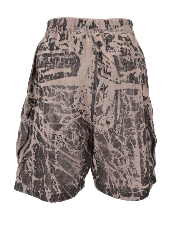 25FW 릭 오웬스 숏팬츠 DU02E7369DWF 59 BLACK WASHED FOIL - RICK OWENS