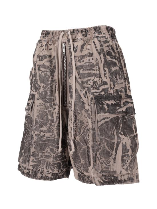 25FW 릭 오웬스 숏팬츠 DU02E7369DWF 59 BLACK WASHED FOIL - RICK OWENS