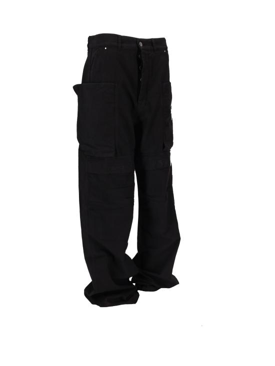 25FW 릭 오웬스 스트레이트 팬츠 DU02E7368CL 09 BLACK - RICK OWENS