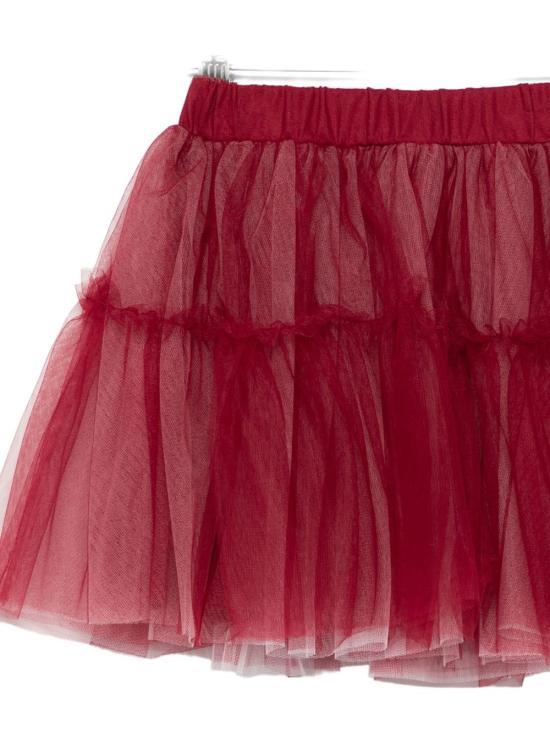 25FW [키즈] 라라루 스커트 GOL70QB BORDEAUX Red - LALALU