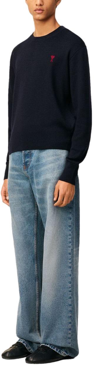 26SS 아미 ADC 크루넥 스웨터 HKS826001414 BLUE - AMI