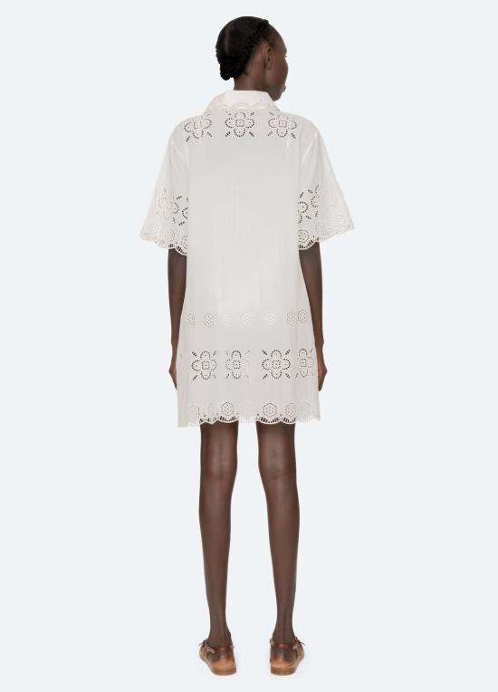  씨뉴욕 비치용품 시 니 바베트 커버업 화이트 - SEA NY