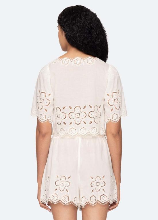  씨뉴욕 블라우스 시 니 바베트 탑 화이트 - SEA NY